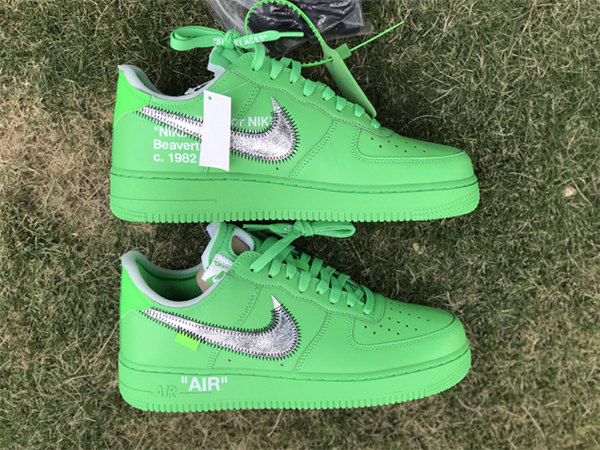 Men's Air Force 1 Low Light Green Spark Shoes 0149